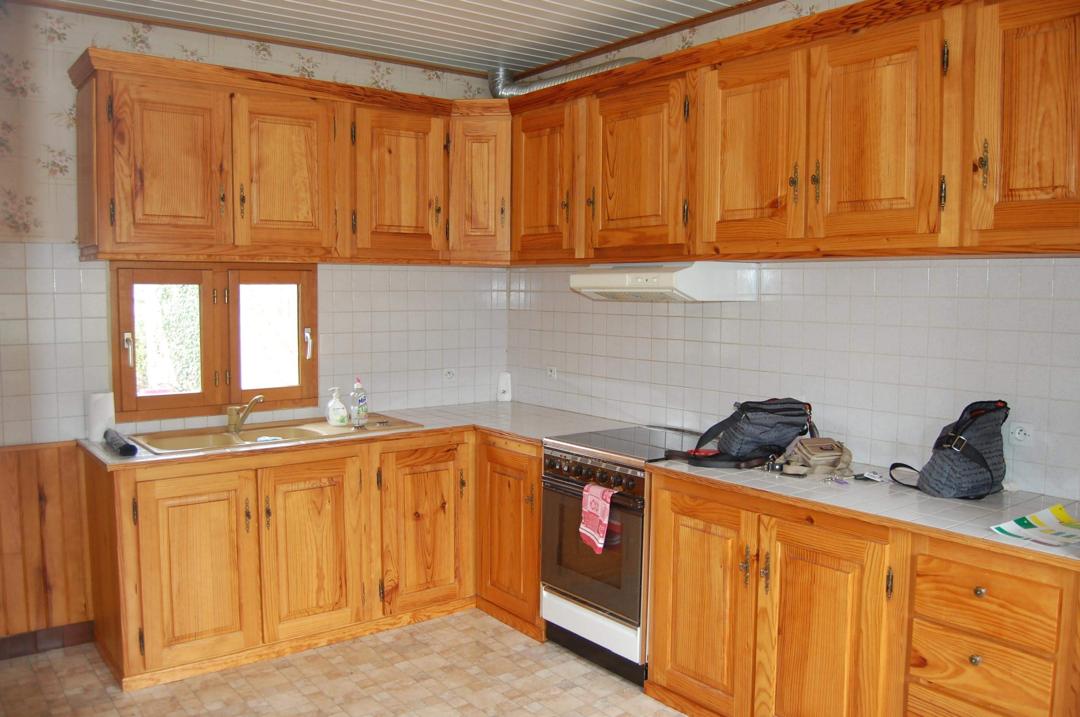 cusine complet en bois blanc